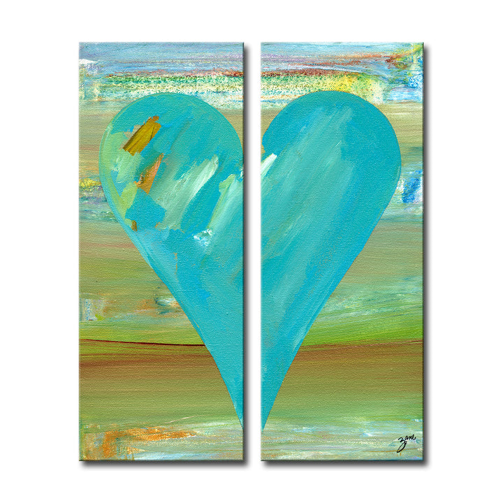 Jason' Abstract Heart Wall Art
