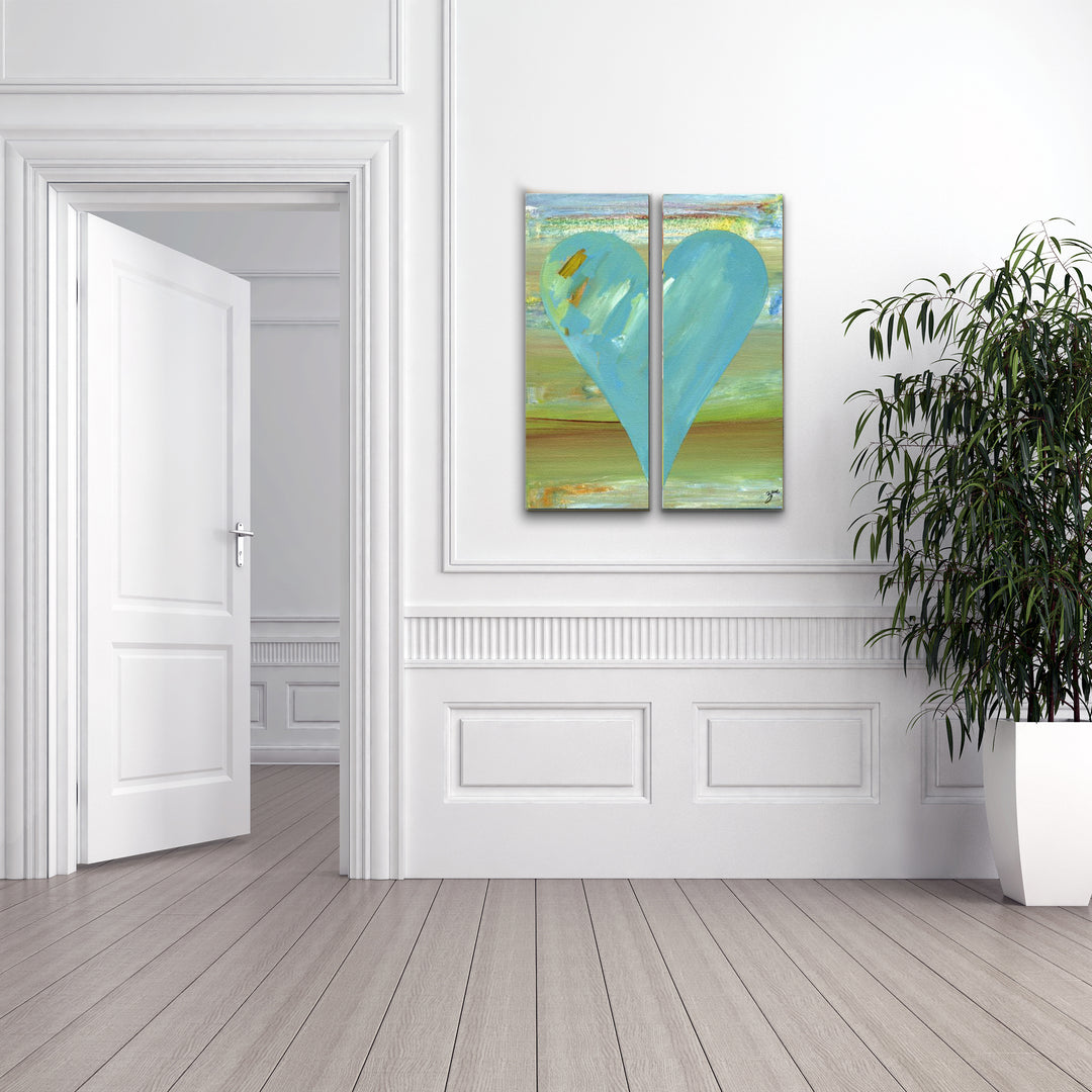 Jason' Abstract Heart Wall Art