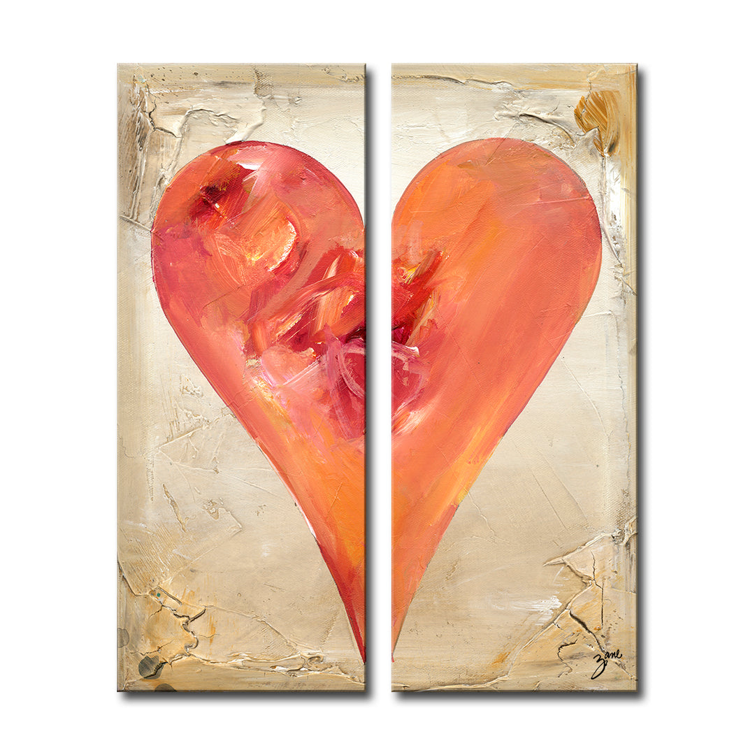 Kayle' Abstract Heart Wall Art