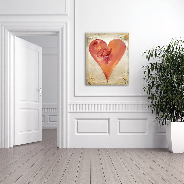 Kayle' Abstract Heart Wall Art
