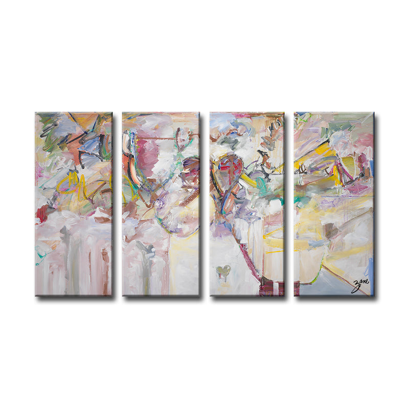 'Abstract XXI' Wrapped Canvas Wall Art