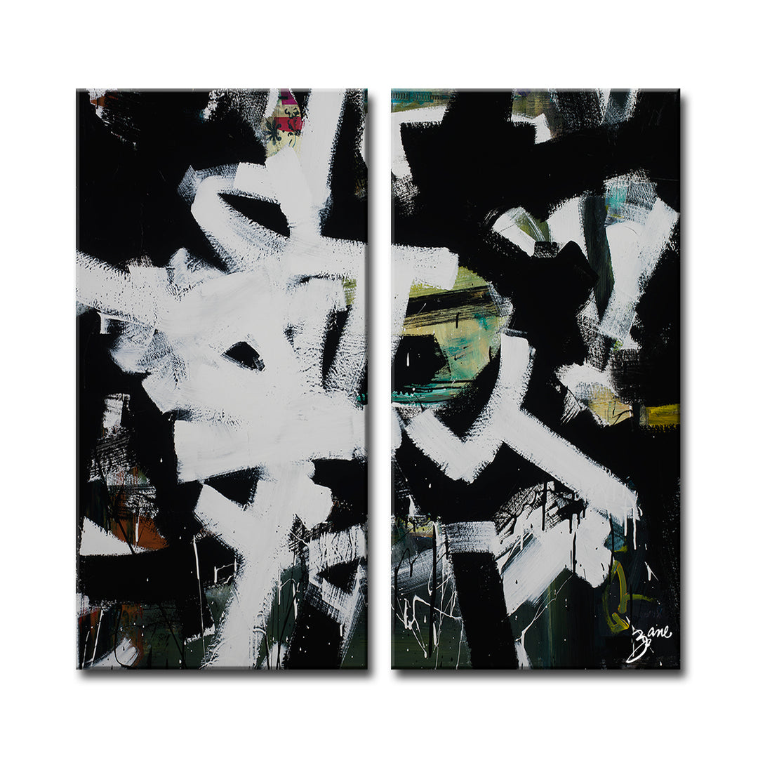 'Abstract XXIII' Wrapped Canvas Wall Art