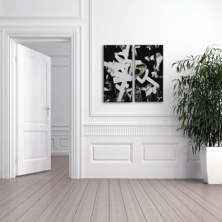 'Abstract XXIII' Wrapped Canvas Wall Art
