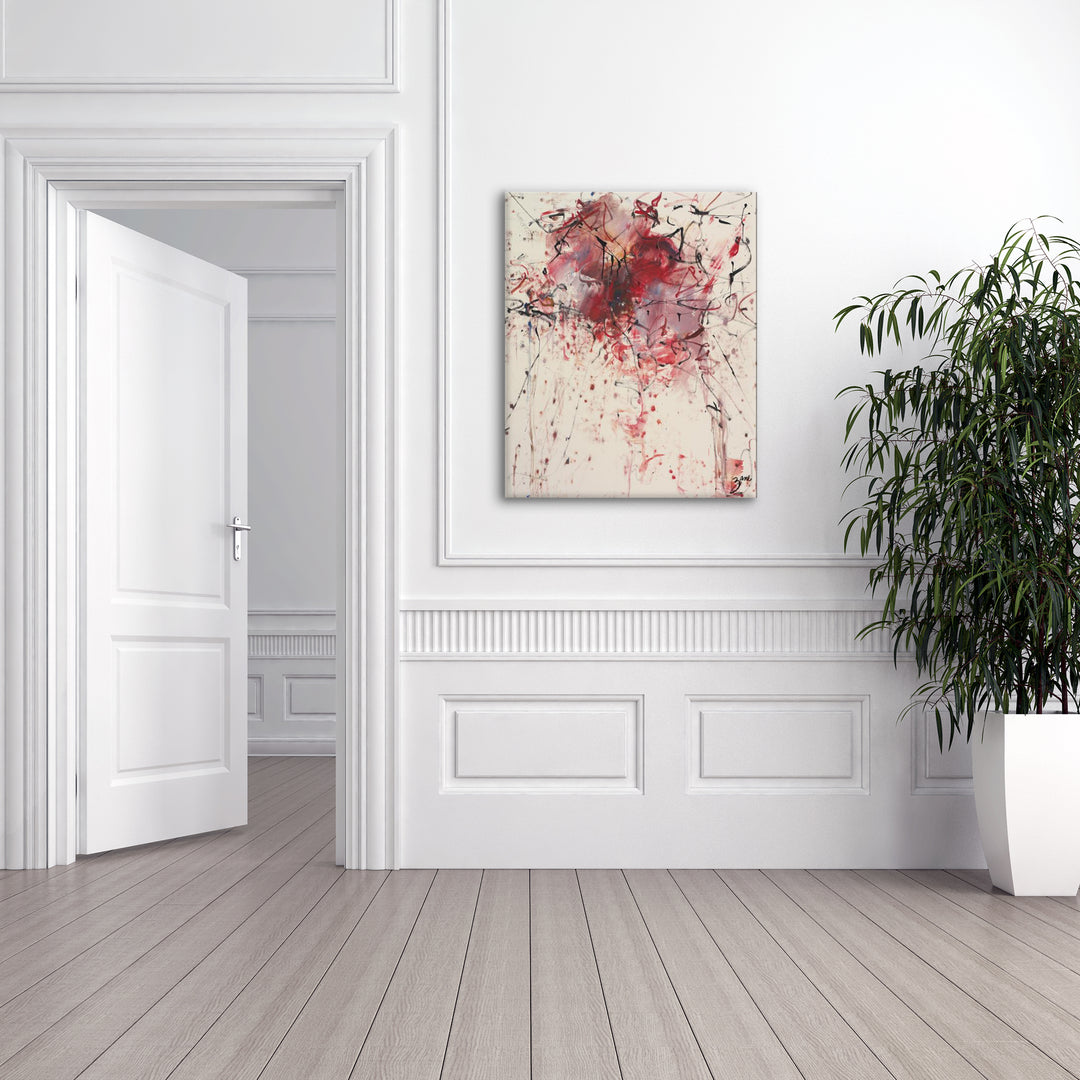 'Abstract XII' Wrapped Canvas Wall Art