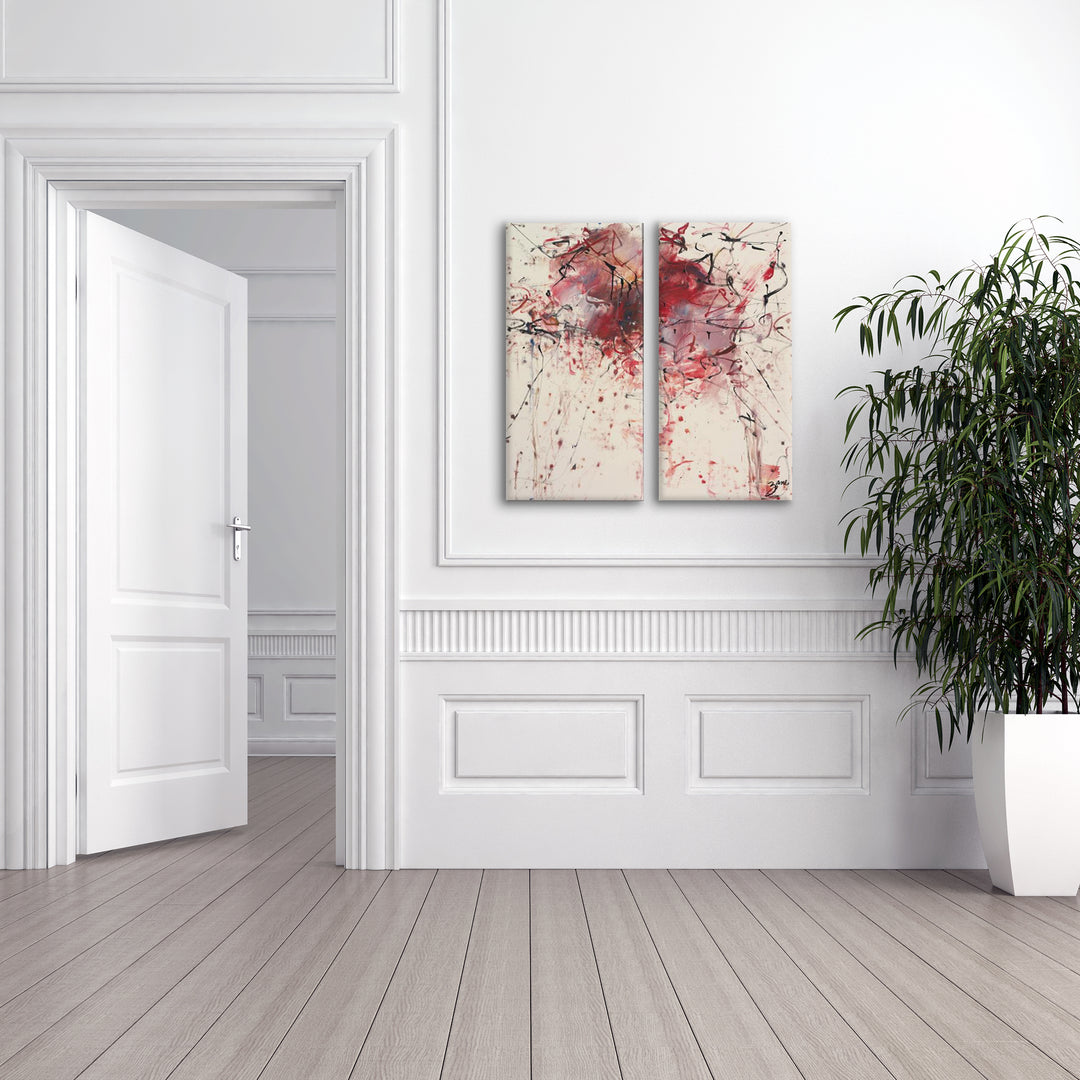 'Abstract XII' Wrapped Canvas Wall Art