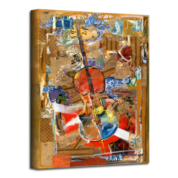 'Cello' Wrapped Canvas Wall Art