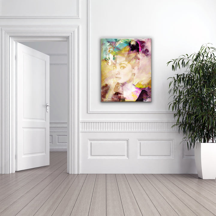 'Abstract X' Wrapped Canvas Wall Art