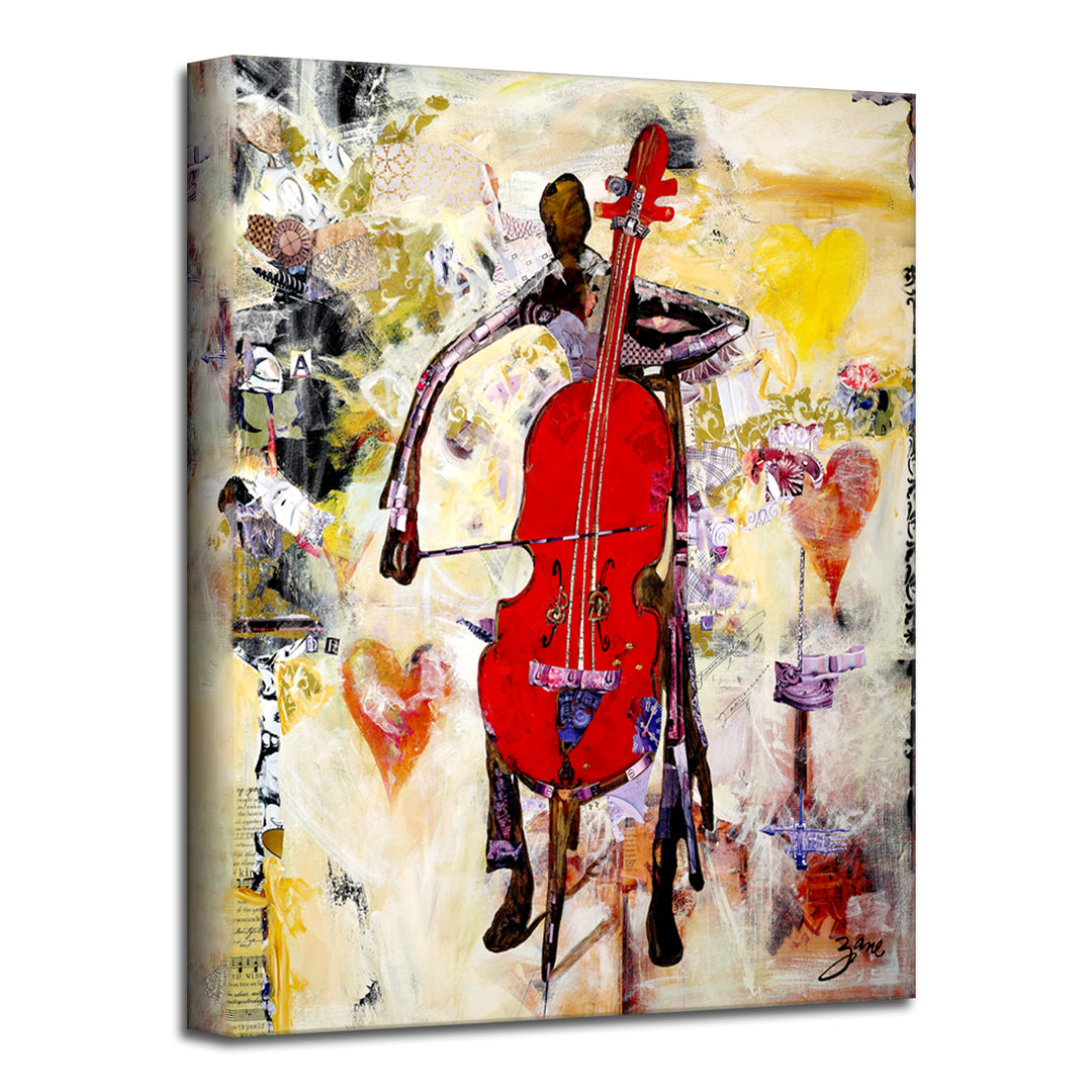 'In the Groove' Wrapped Canvas Wall Art