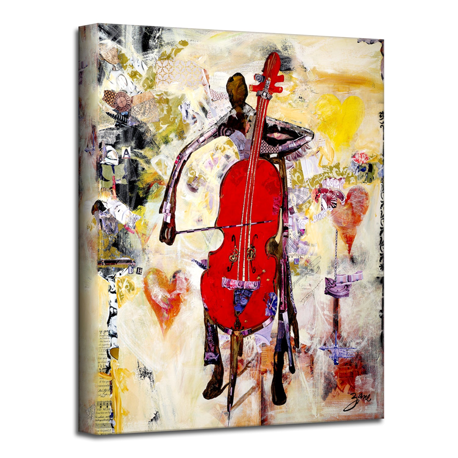 Acrylic Painting Largemouth Bass 16 X 20 canvas