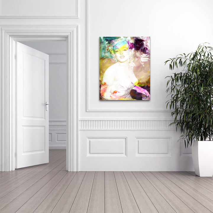 'Marilyn' Wrapped Canvas Wall Art