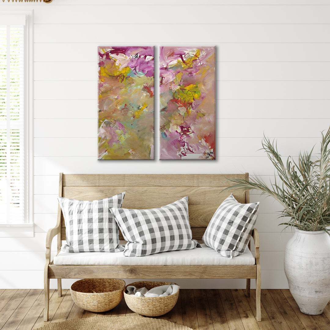 'Abstract XI' Wrapped Canvas Wall Art