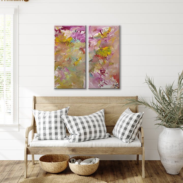 'Abstract XI' Wrapped Canvas Wall Art