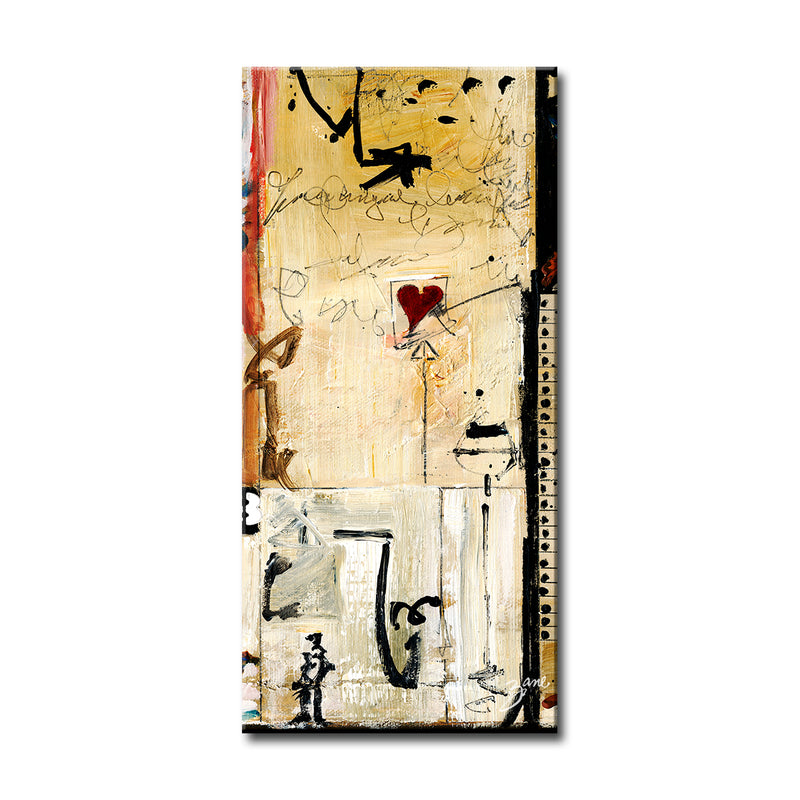 'Abstract XIV' Wrapped Canvas Wall Art