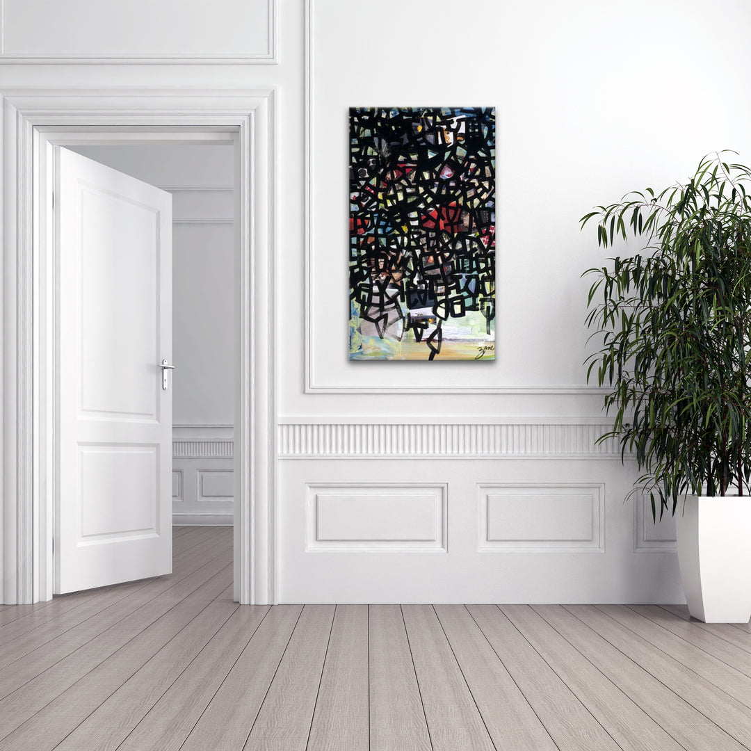 'Transit NYC' Wrapped Canvas Wall Art