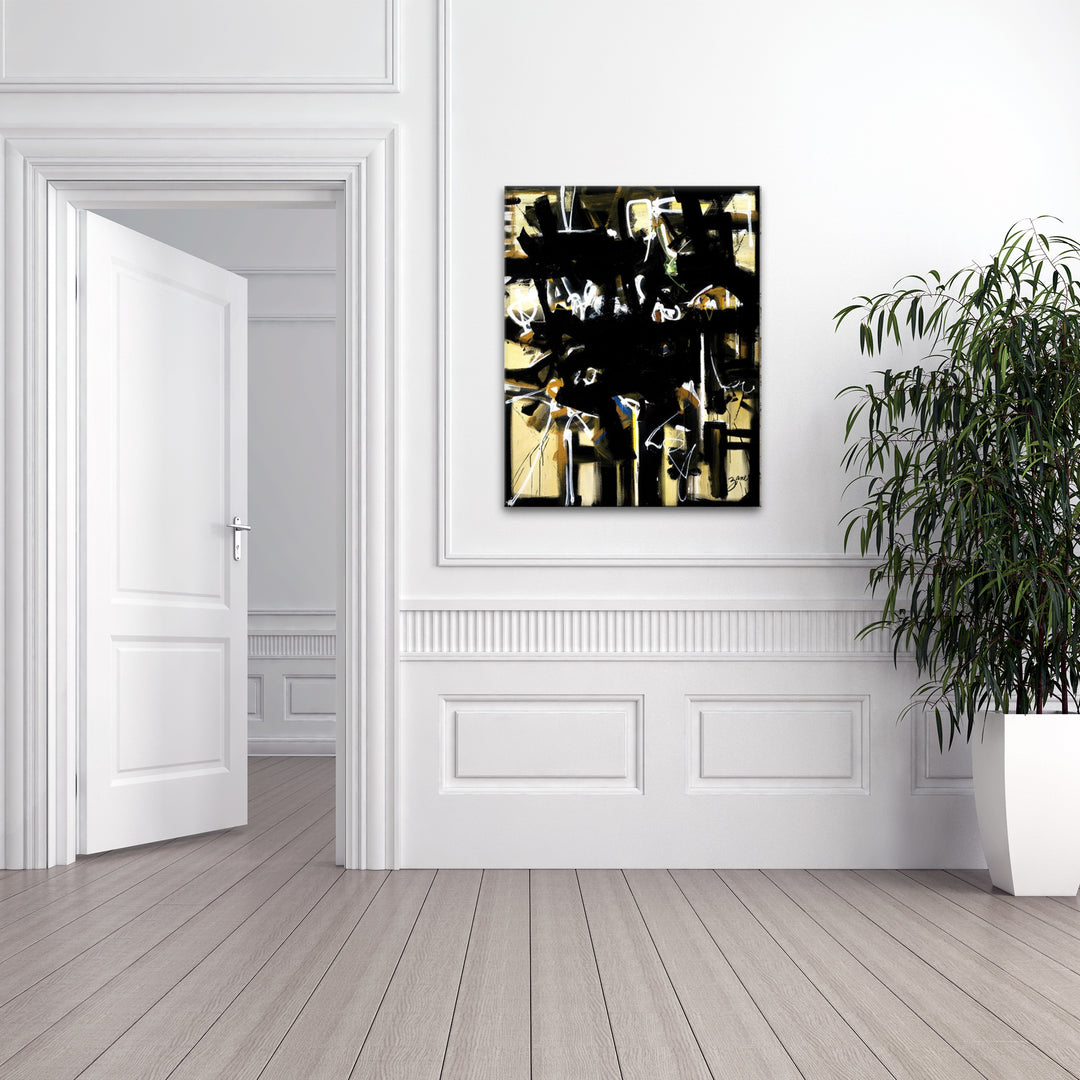 'Uptown' Wrapped Canvas Wall Art