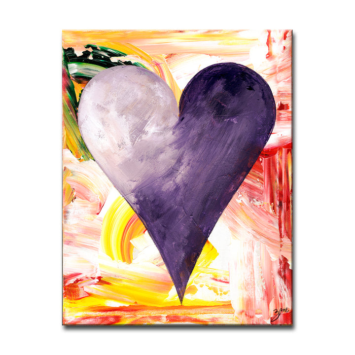 Addis Ababa' Abstract Heart Wall Art Set