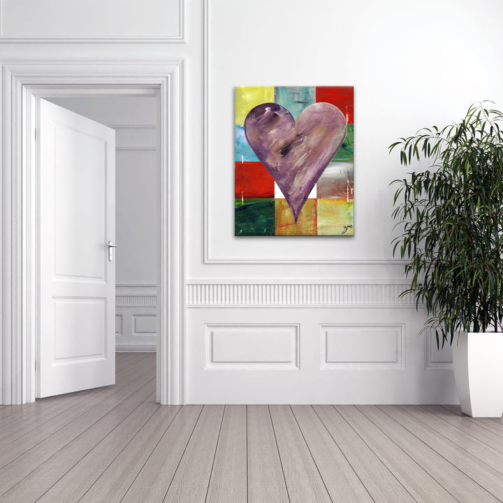 Cairo'  Abstract Heart Wall Art Set