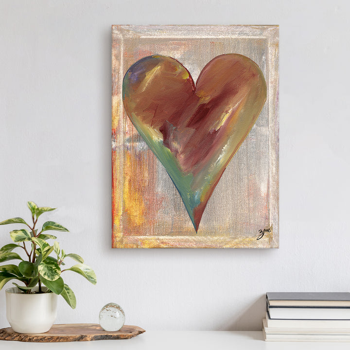 Carter'  Abstract Heart Wall Art Set