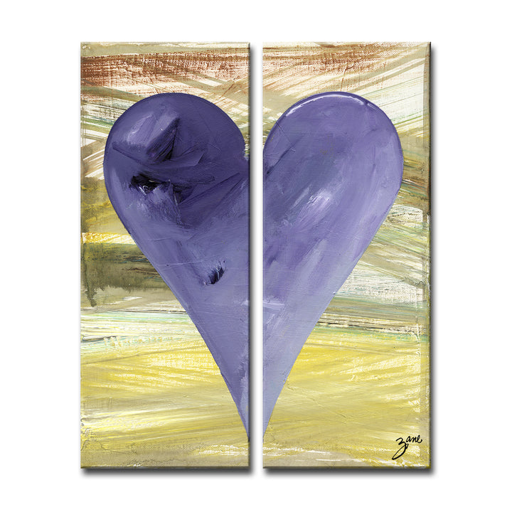 Christian' Abstract Heart Wall Art Set