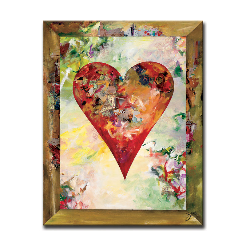 Connected3' Abstract Heart Wall Art Set