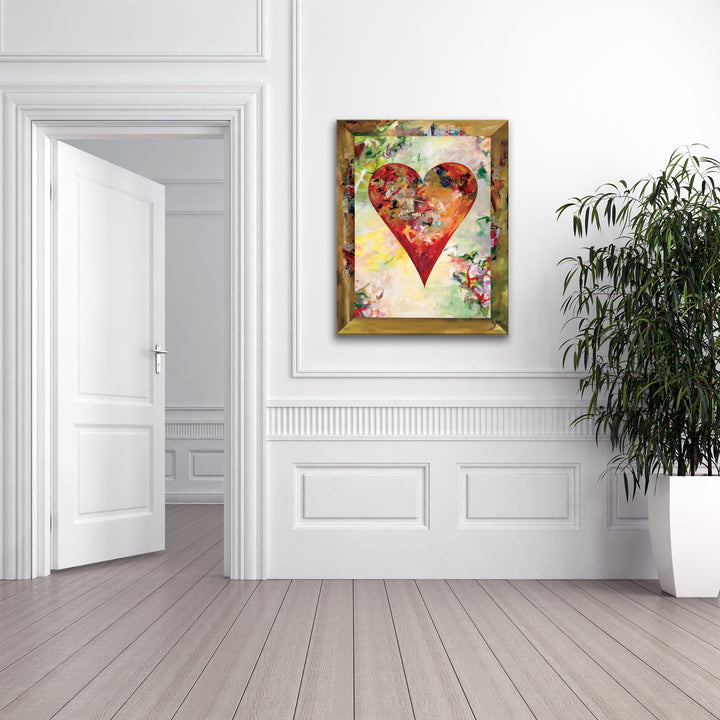 Connected3' Abstract Heart Wall Art Set