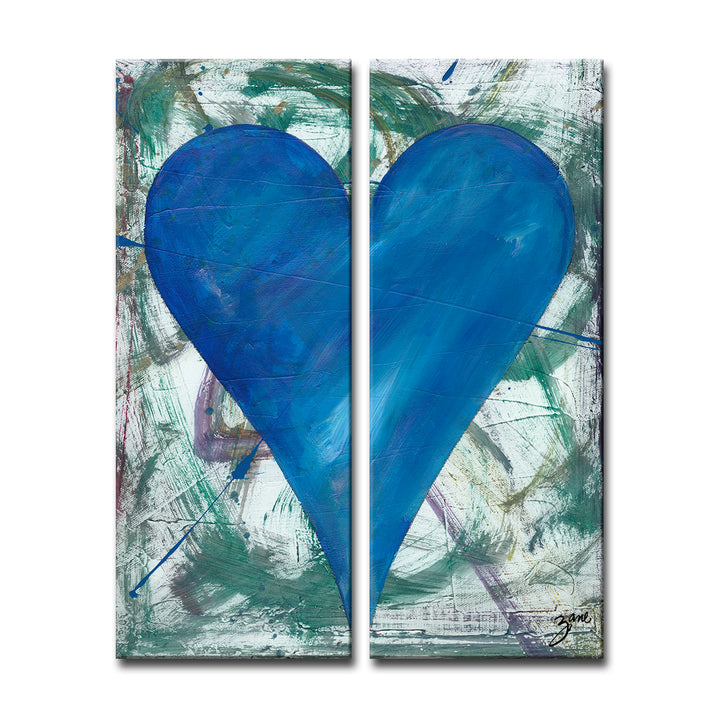 Daquan' Abstract Heart Wall Art Set