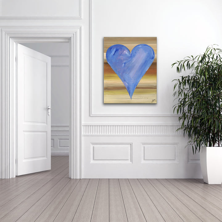Dubai' Abstract Heart Wall Art Set