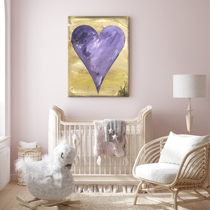 Heath' Abstract Heart Wall Art Set