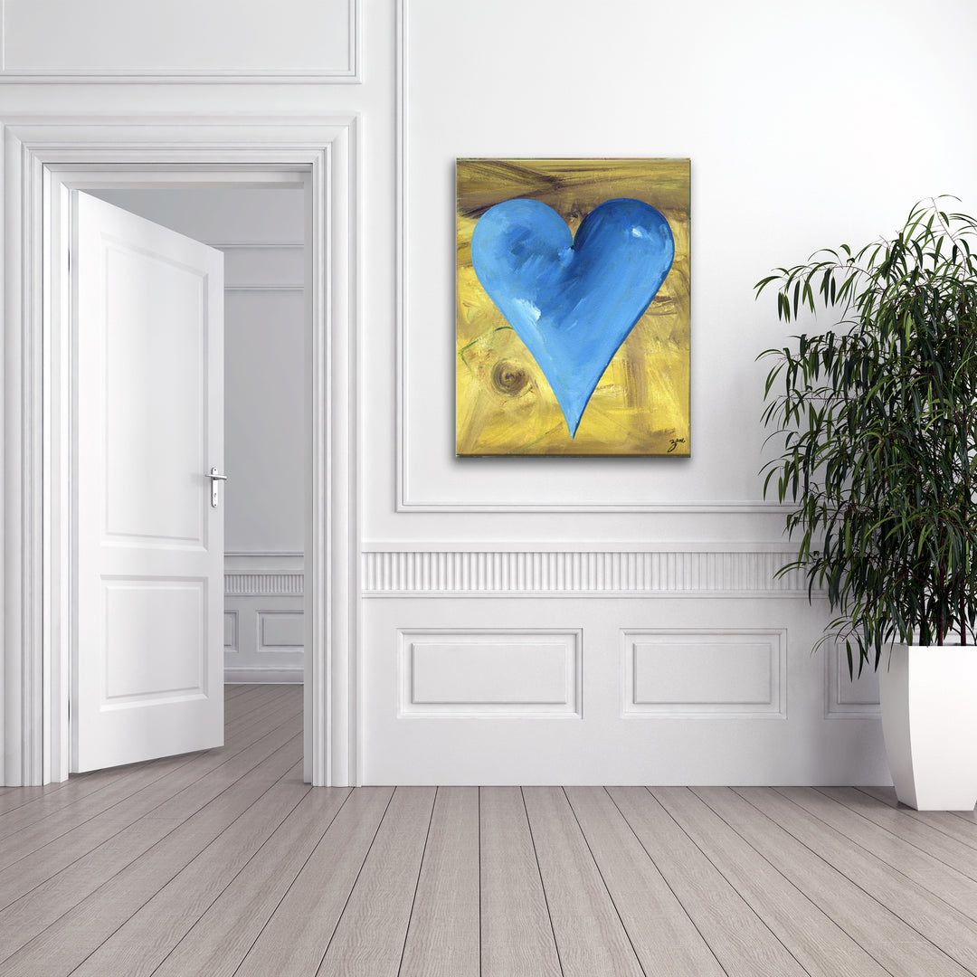 James'  Abstract Heart Wall Art Set