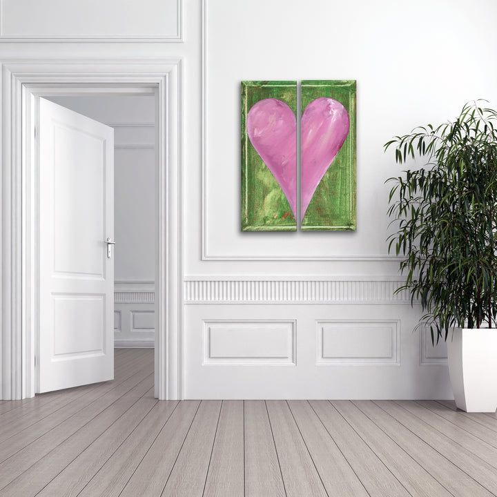 Kendall' Abstract Heart Wall Art Set