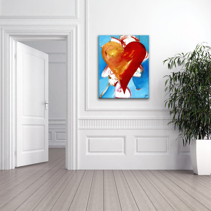 Lexi' Abstract Heart Wall Art Set