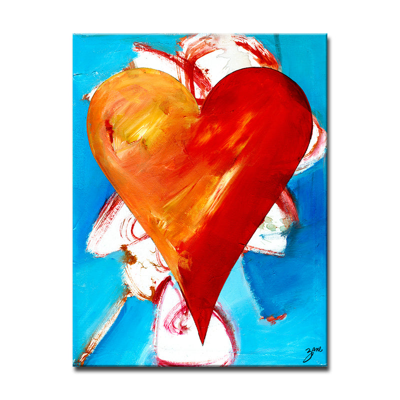 Lexi' Abstract Heart Wall Art Set