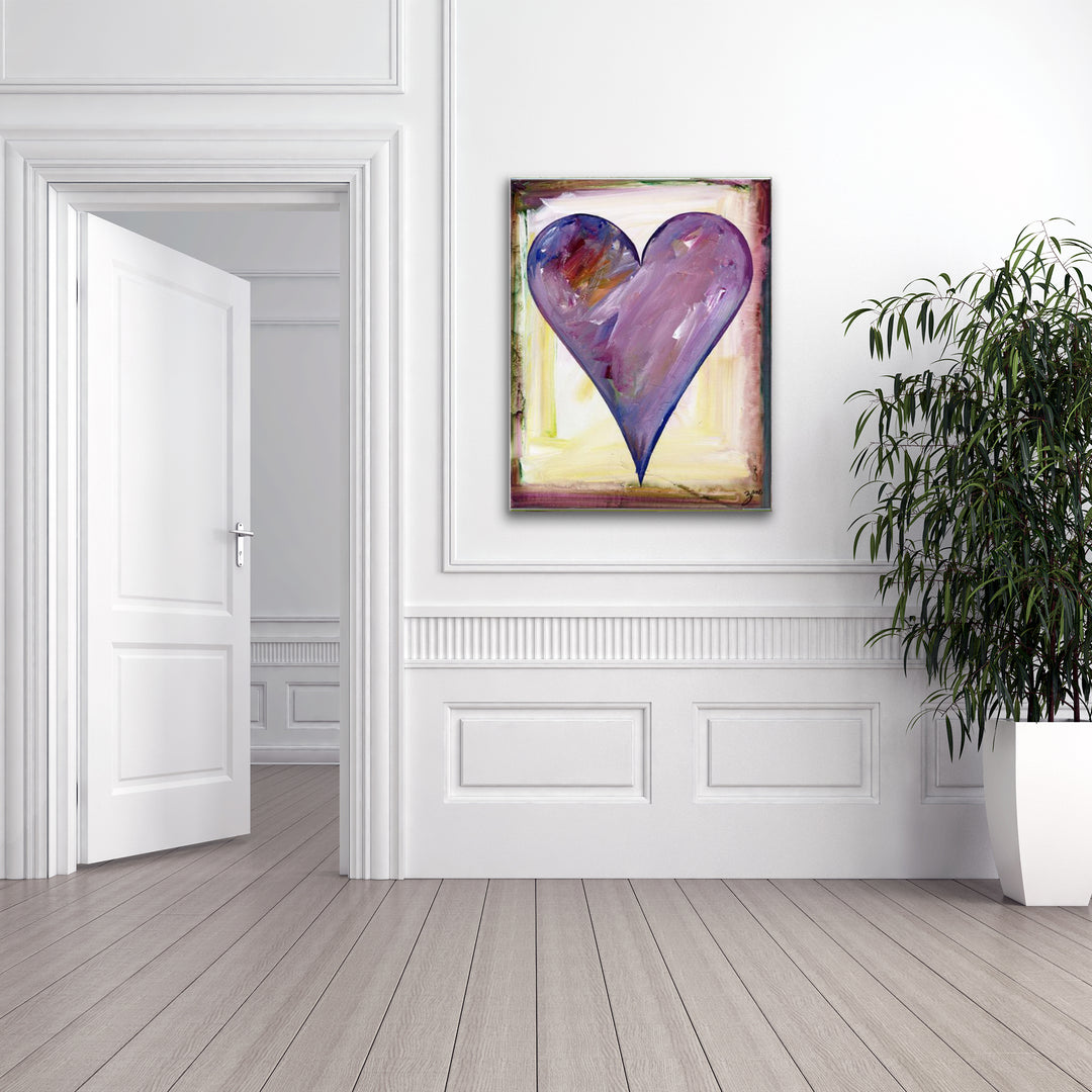 Lilly' Abstract Heart Wall Art Set