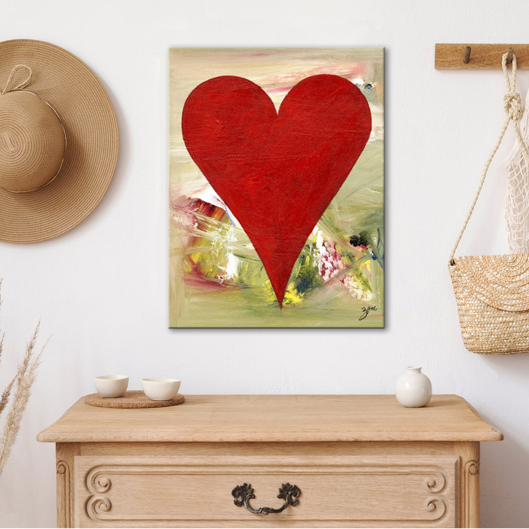 Madrid' Abstract Heart Wall Art Set