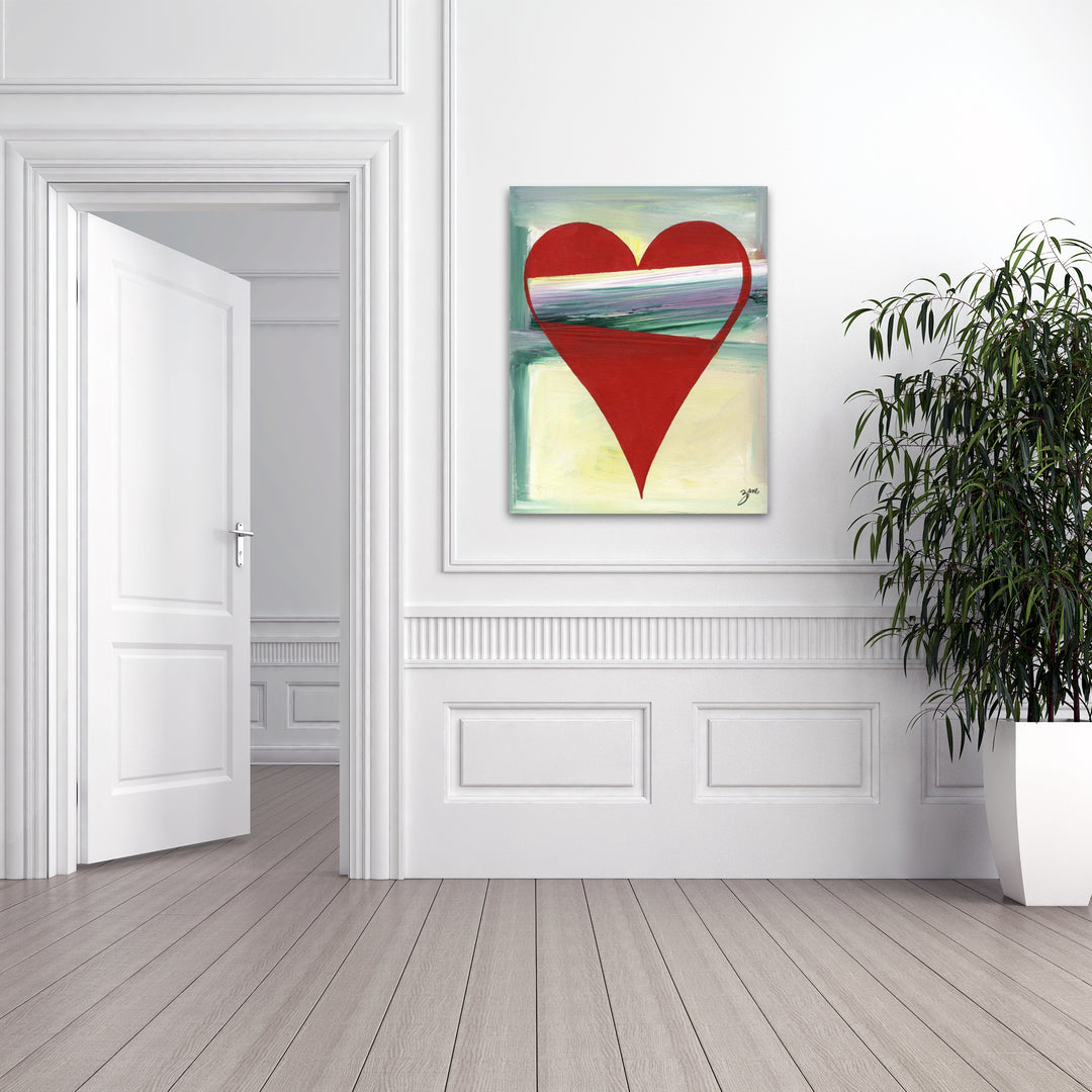 Marisol' Abstract Heart Wall Art Set