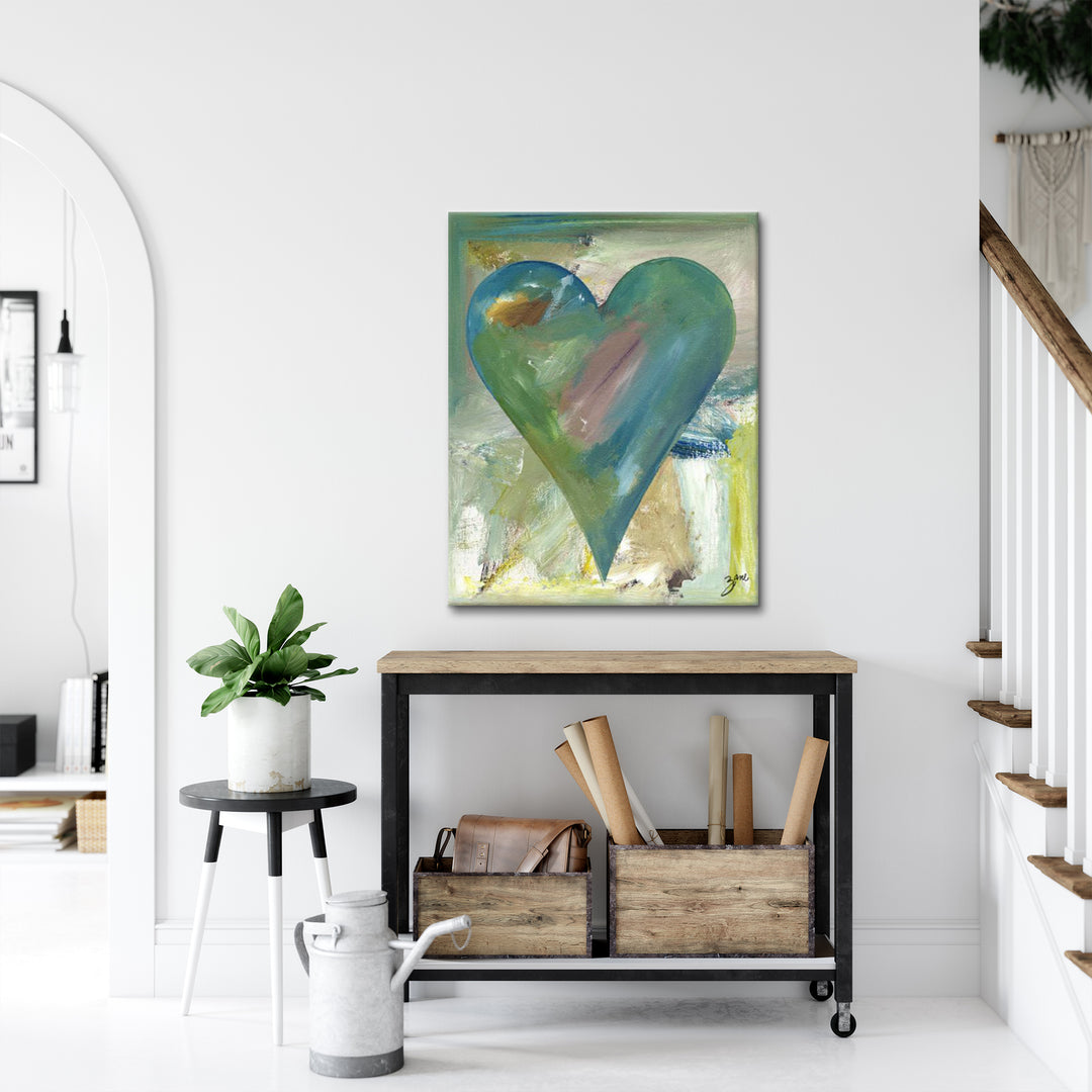 Meme Darilyn' Abstract Heart Wall Art Set