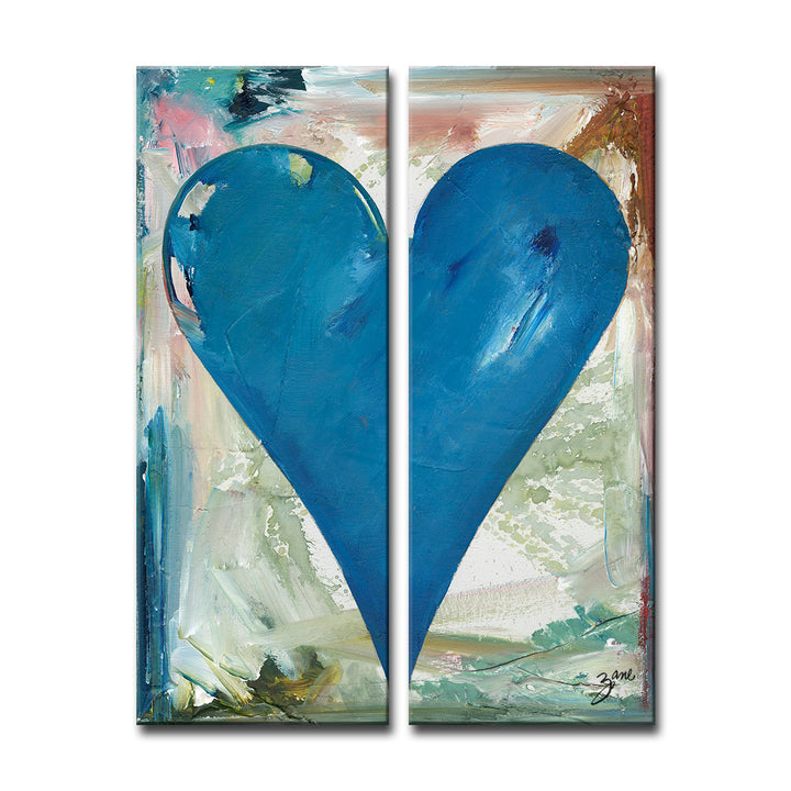 Michael' Abstract Heart Wall Art Set
