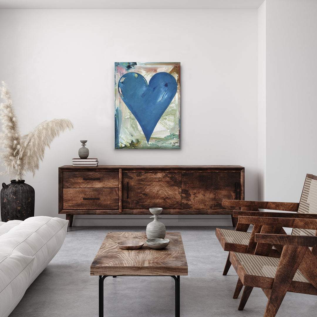 Michael' Abstract Heart Wall Art Set