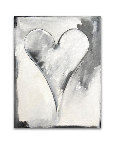 Malone' Abstract Heart Wall Art