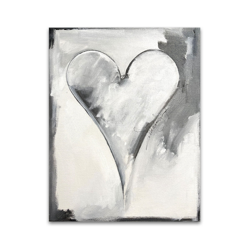 Malone' Abstract Heart Wall Art