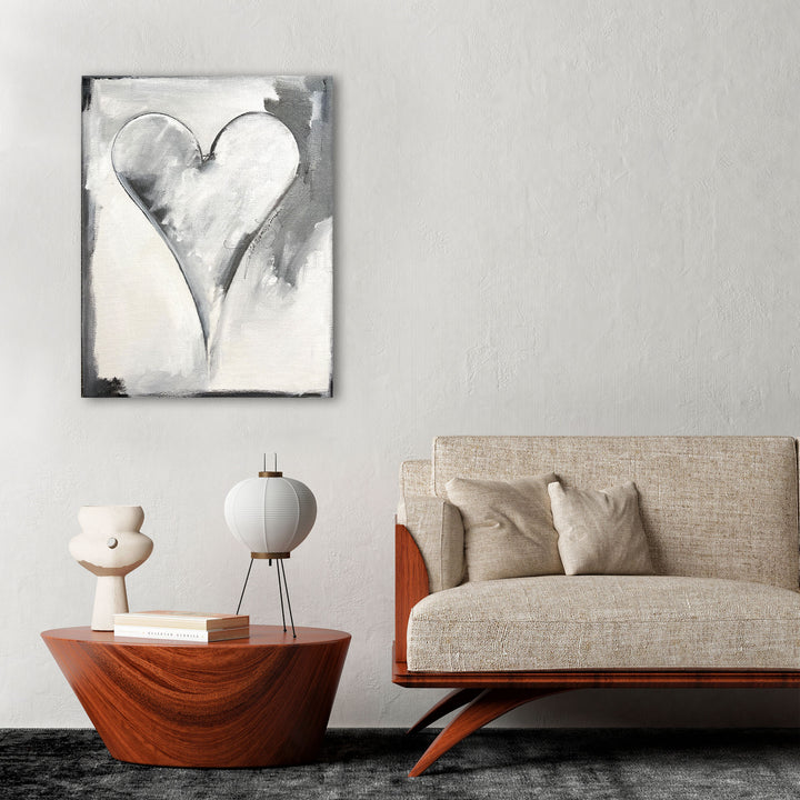 Malone' Abstract Heart Wall Art