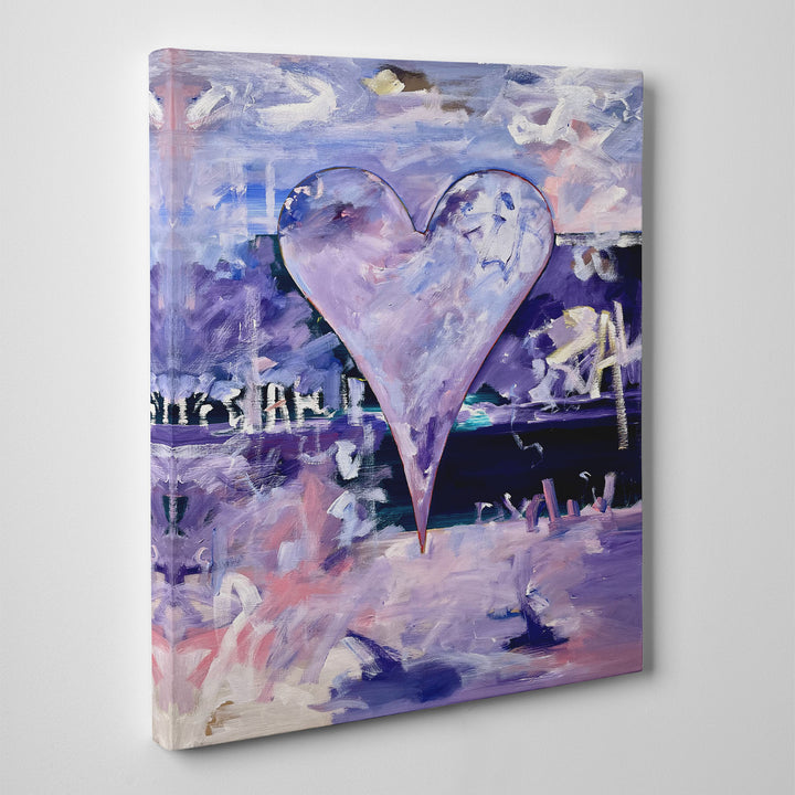 Charlotte' Abstract Heart Wall Art