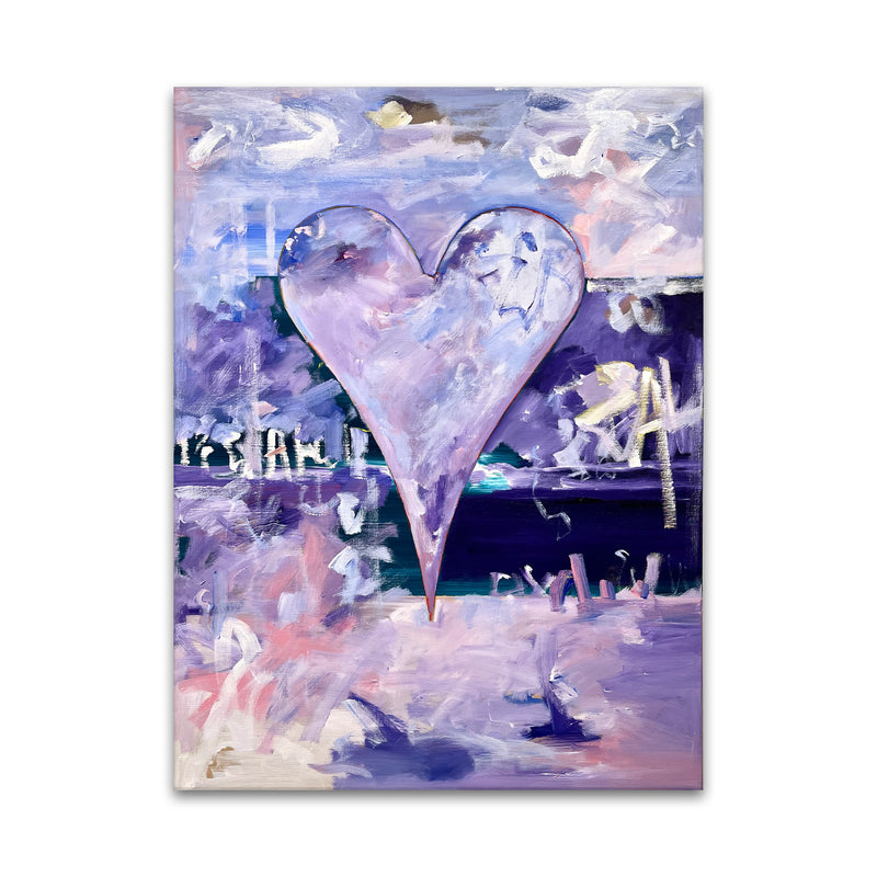 Charlotte' Abstract Heart Wall Art