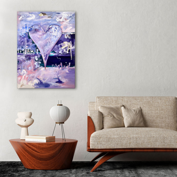 Charlotte' Abstract Heart Wall Art