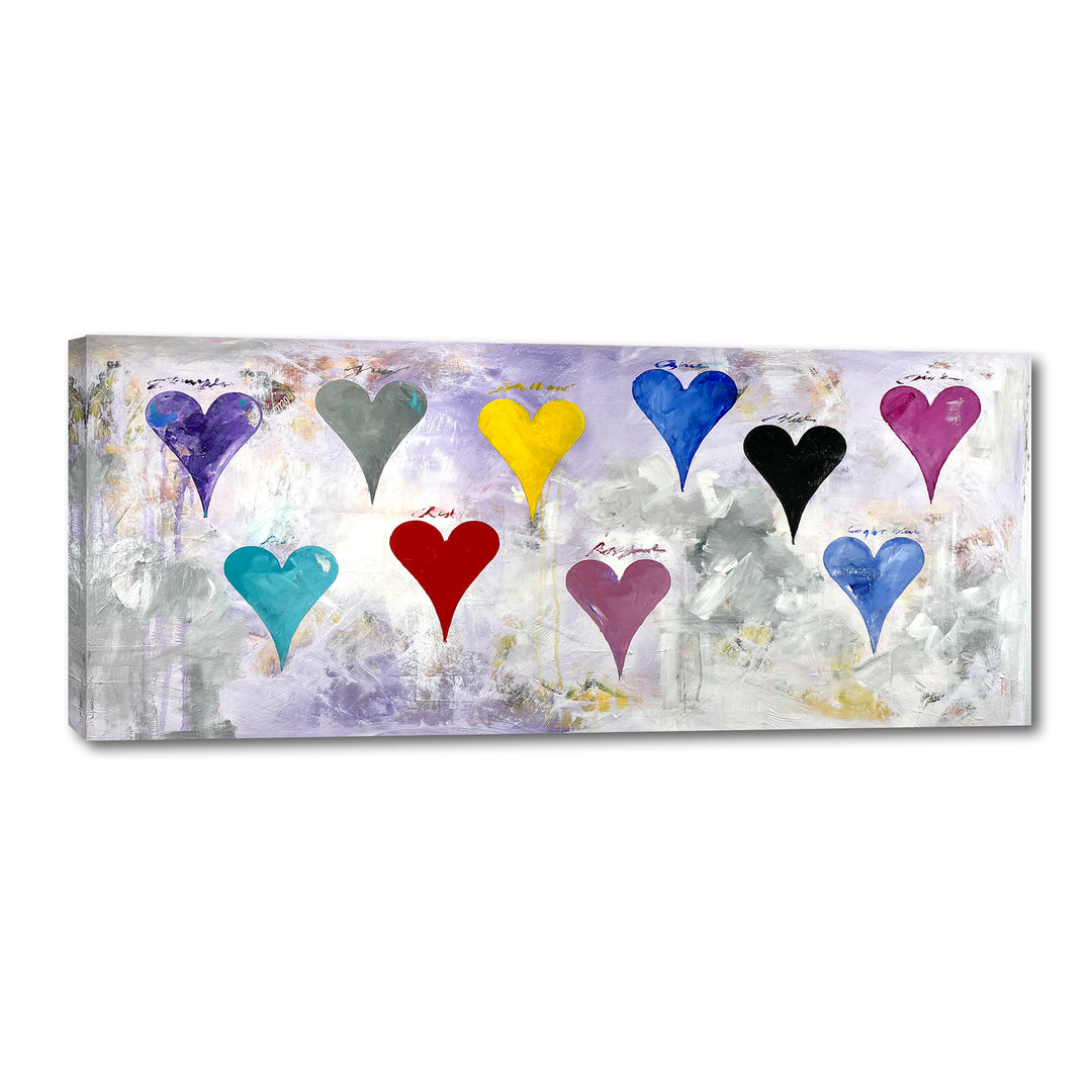 Jules' Abstract Heart Wall Art