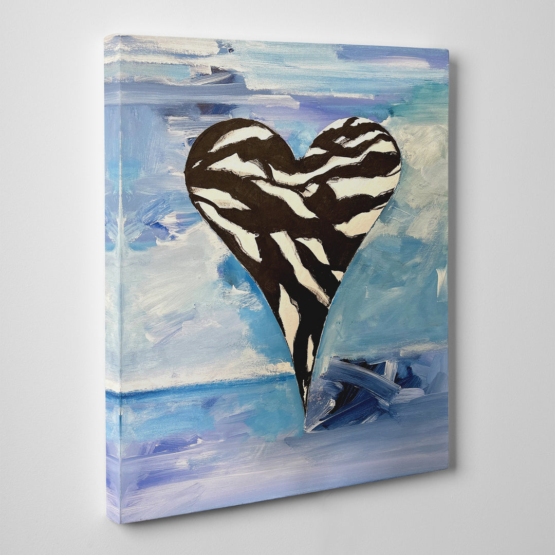 Adrienne' Abstract Heart Wall Art