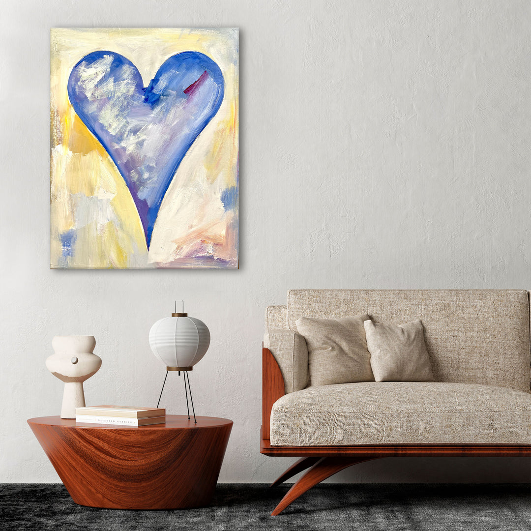 Unisa' Abstract Heart Wall Art