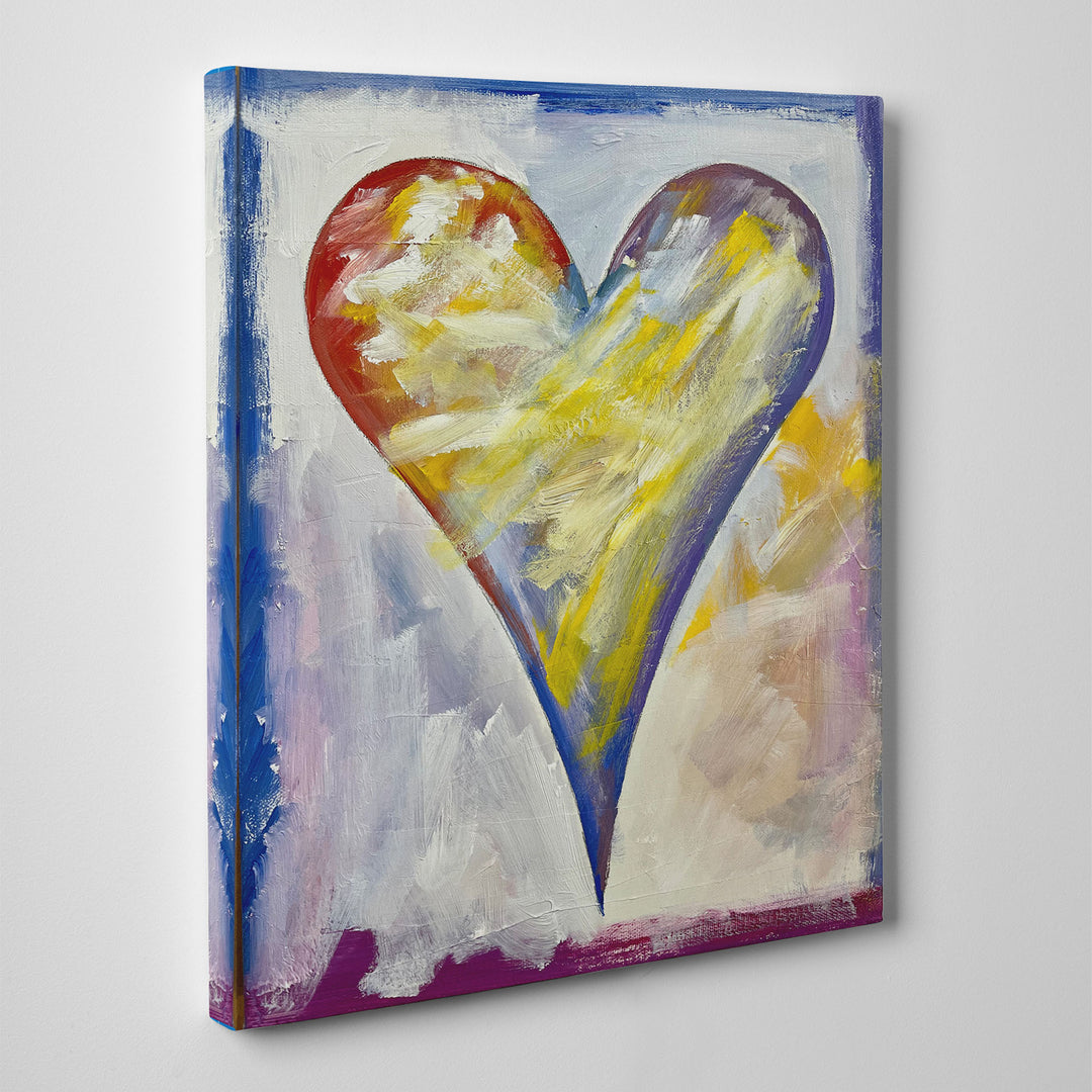 Sloane' Abstract Heart Wall Art