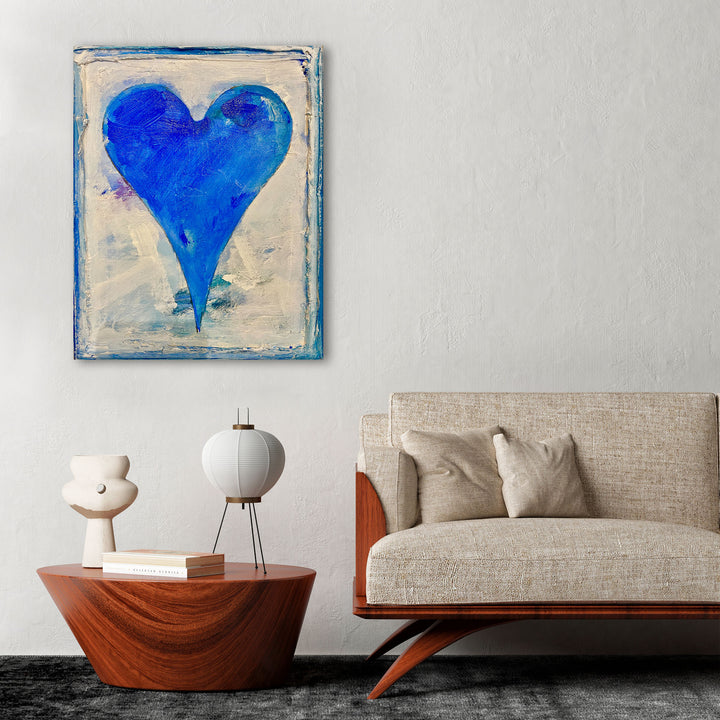 Enzo' Abstract Heart Wall Art