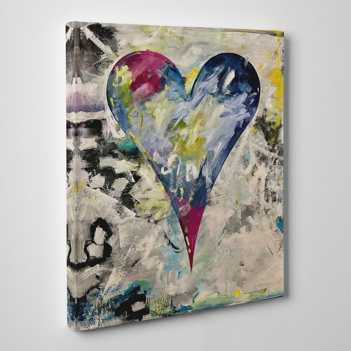 Kaia' Abstract Heart Wall Art